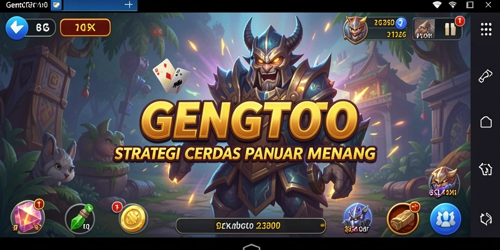 Tampilan gameplay intens dan strategis di GENGTOTO.