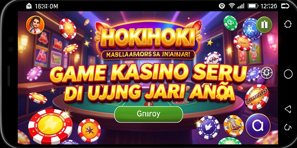 Screenshot gameplay HOKIHOKI menampilkan momen seru di kasino virtual.